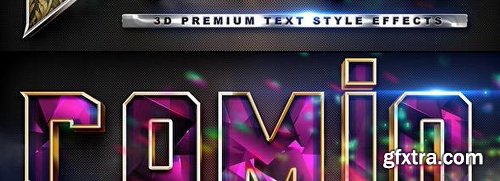 GraphicRiver 70 Text Style Retro, Movie & 3D Bundle Selection 12186284