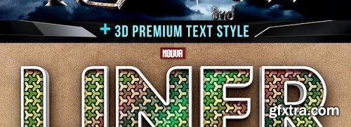 GraphicRiver 70 Text Style Retro, Movie & 3D Bundle Selection 12186284