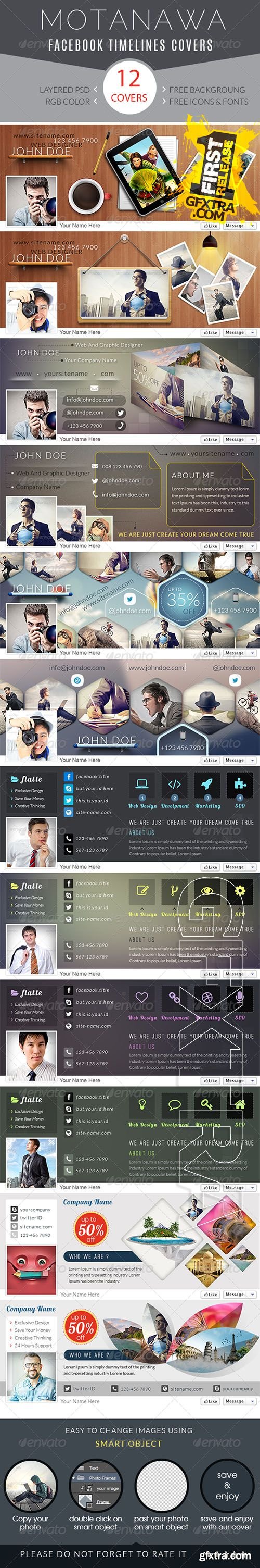 GraphicRiver - Motanawa Facebook Timeline Covers Bundle 7569504