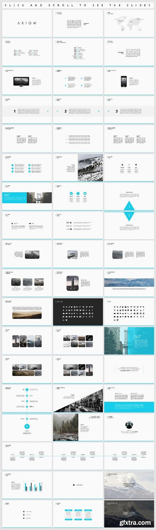 CreativeMarket Axiom - Simple Presentation 684694