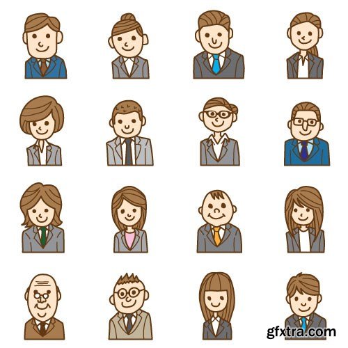 People Vector Set 7 - 28xEPS