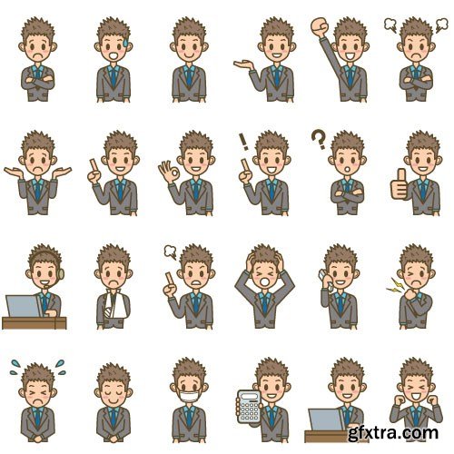 People Vector Set 7 - 28xEPS