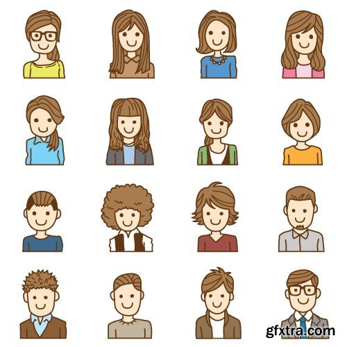 People Vector Set 7 - 28xEPS