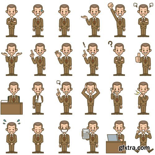 People Vector Set 7 - 28xEPS