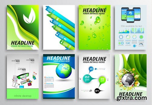 Design Flyer & Corporate Brochures - 15xEPS