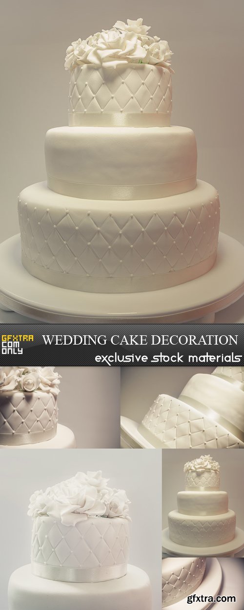 Wedding Cake Decoration - 5 UHQ JPEG