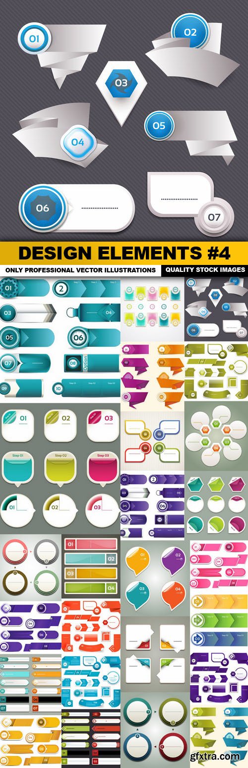 Different Design Elements #4 - 25 Vectors