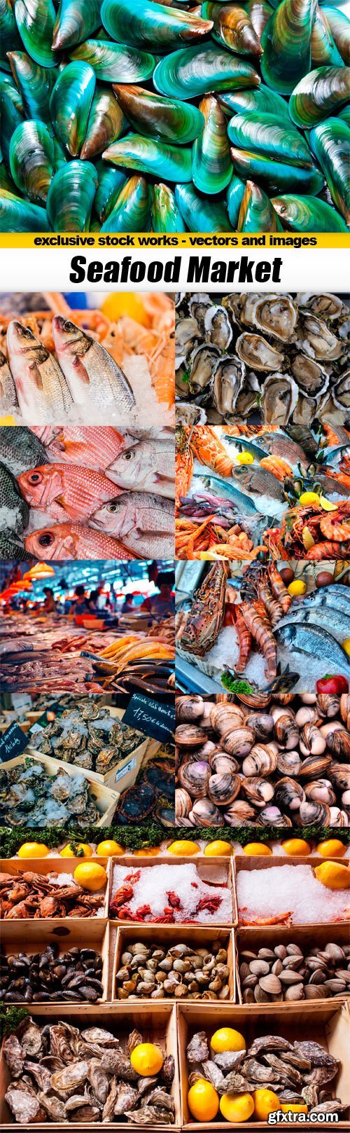 Seafood Market - 10x JPEGs