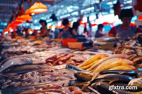 Seafood Market - 10x JPEGs