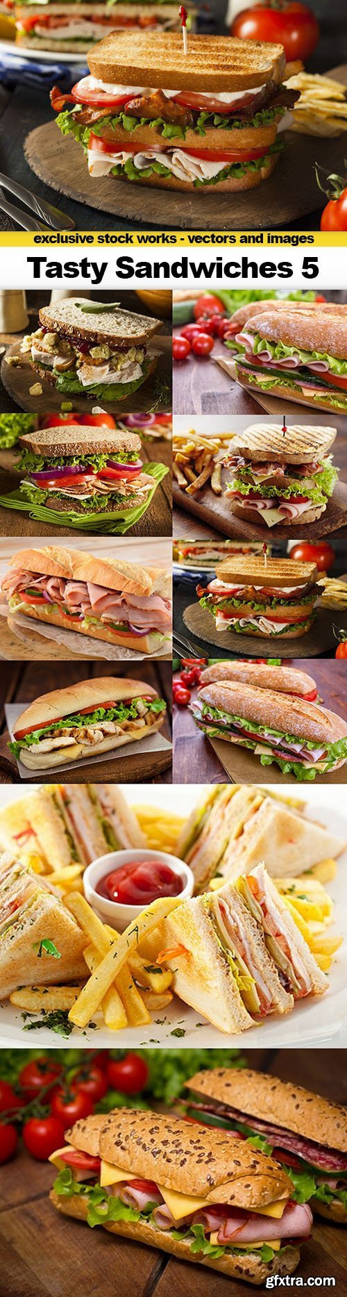 Tasty Sandwiches 5 - 10xUHQ JPEG