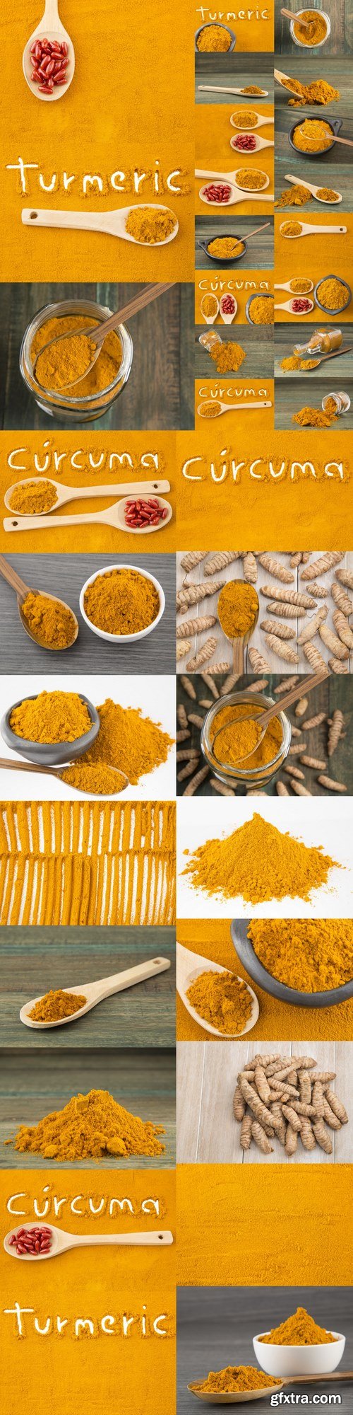 Turmeric powder and capsules