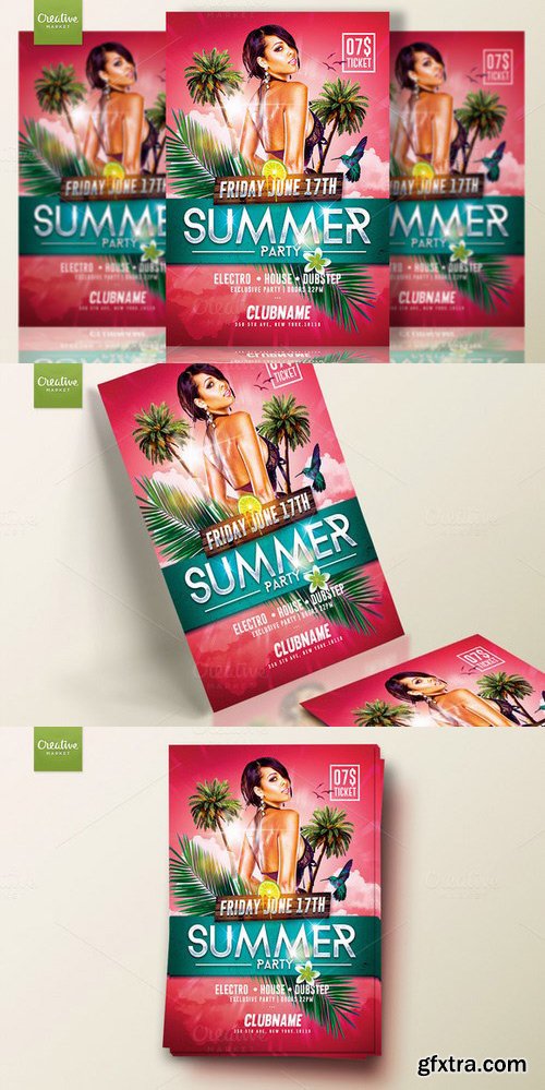 CM - Summer Party Flyer Template 684865