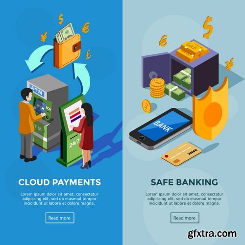 Banking payments by cards and in terminal