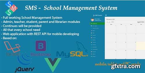 CodeCanyon - SMS - School Management System v3.4 - 15785816