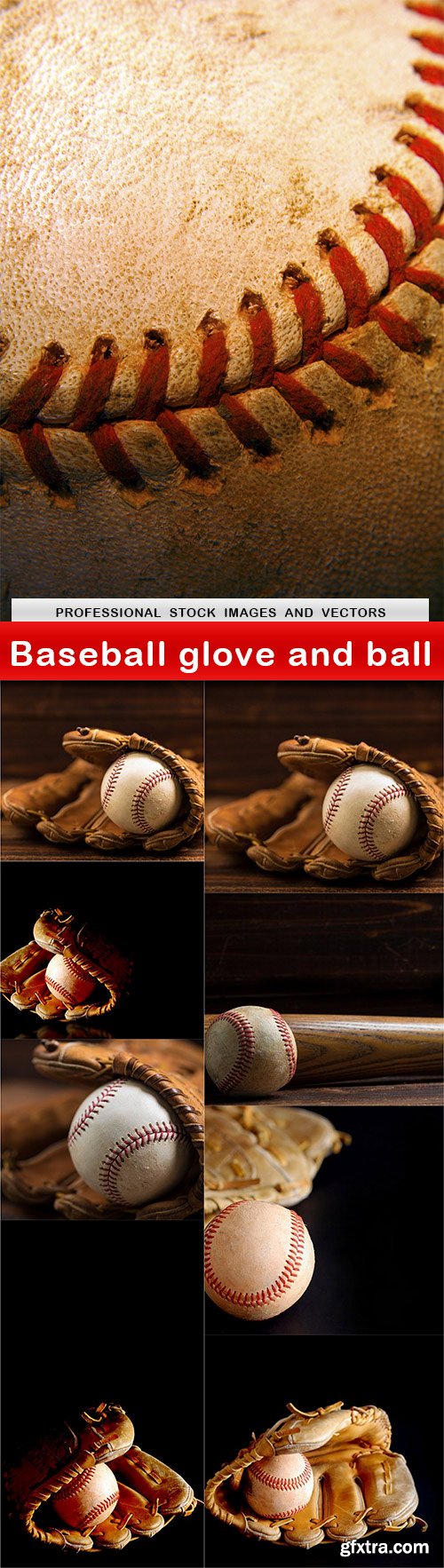 Baseball glove and ball - 9 UHQ JPEG