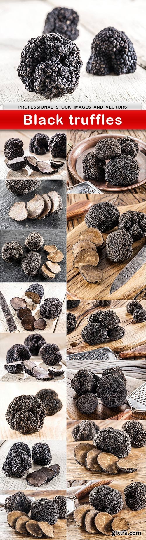 Black truffles - 15 UHQ JPEG