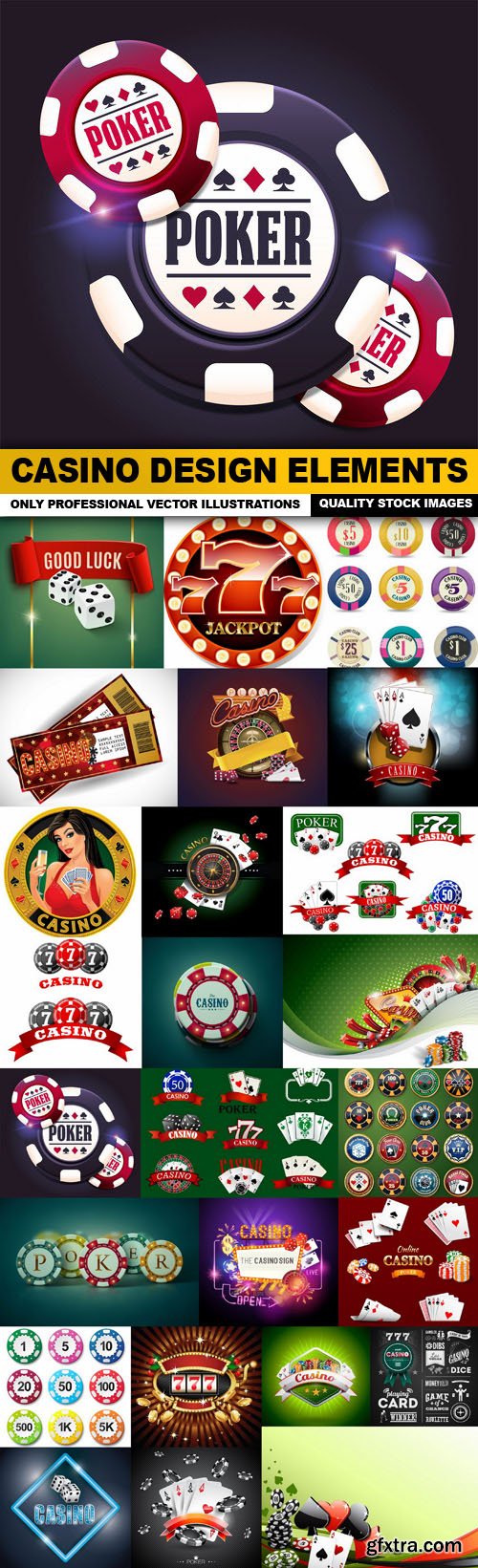 Casino Design Elements #2 - 25 Vector