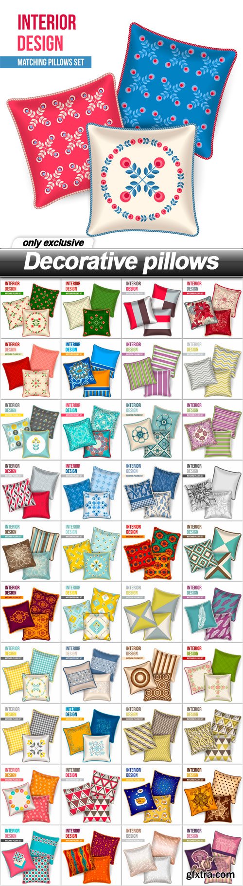 Decorative pillows - 41 EPS