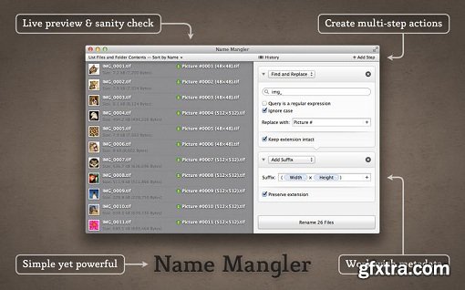 Name Mangler 3.3.6 (Mac OS X)