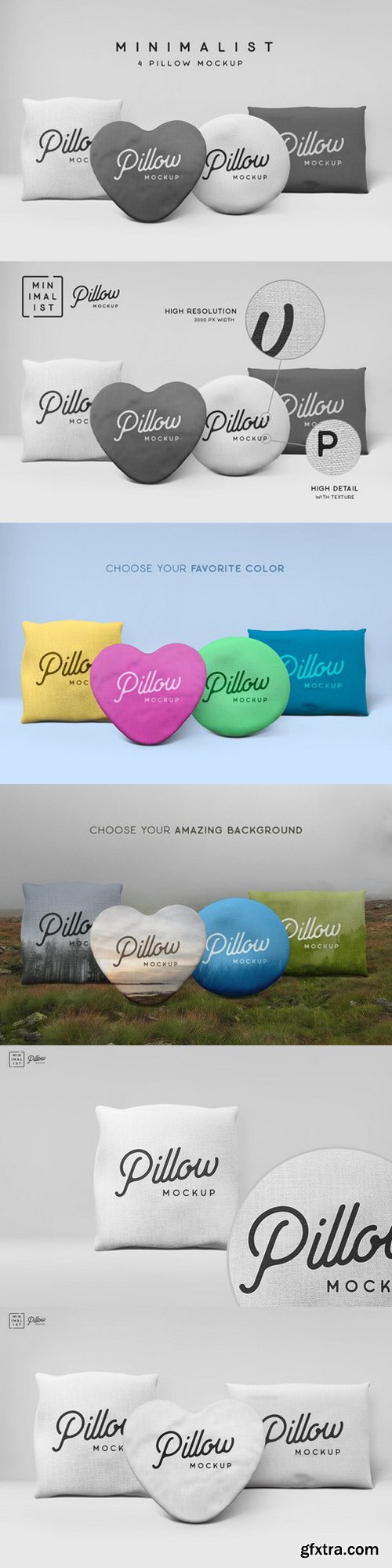 CM - Minimalist Pillow Mock-Up 712832