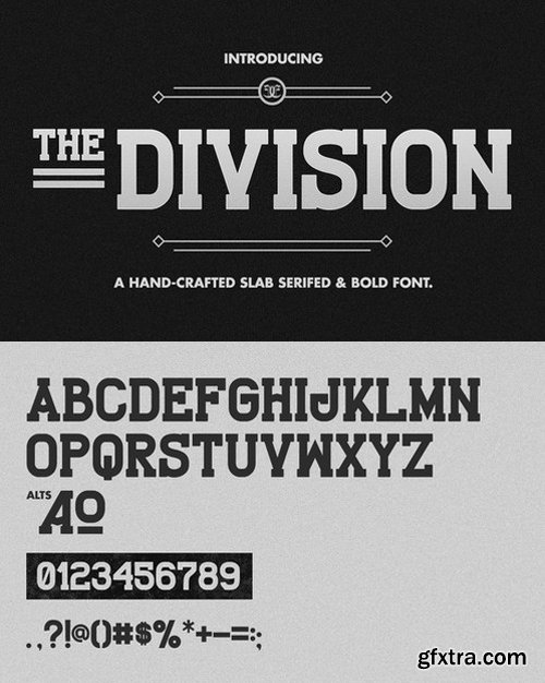 CM - The Division Font 713461