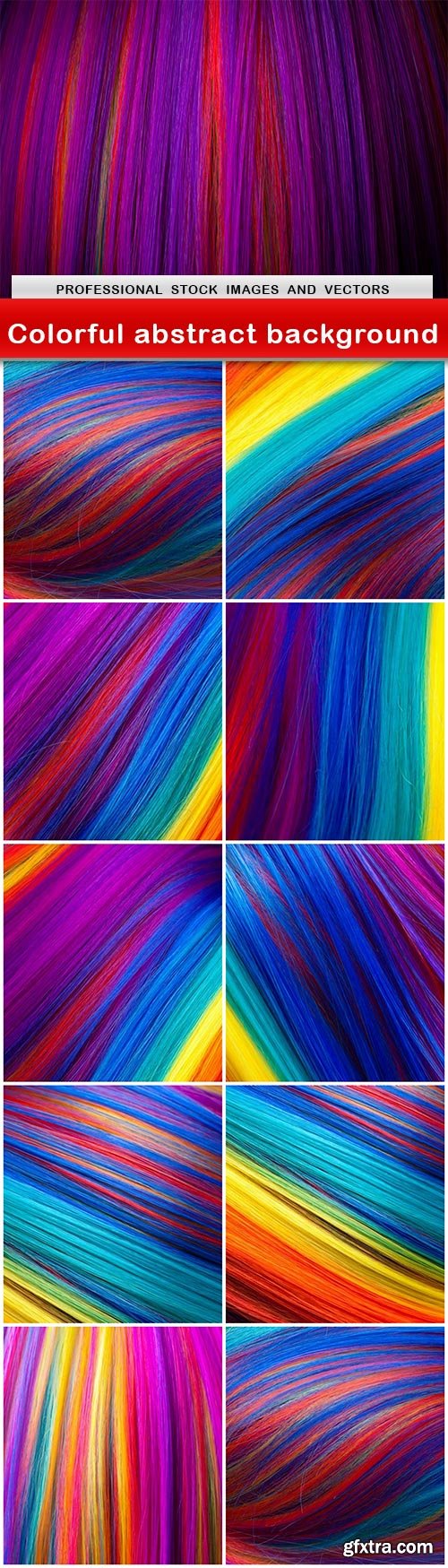 Colorful abstract background - 10 UHQ JPEG