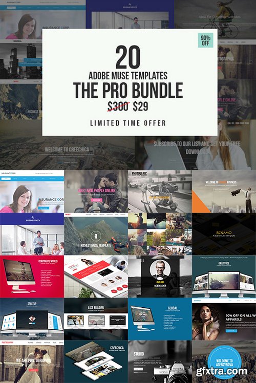 CM - The Pro Adobe Muse Bundle 640771