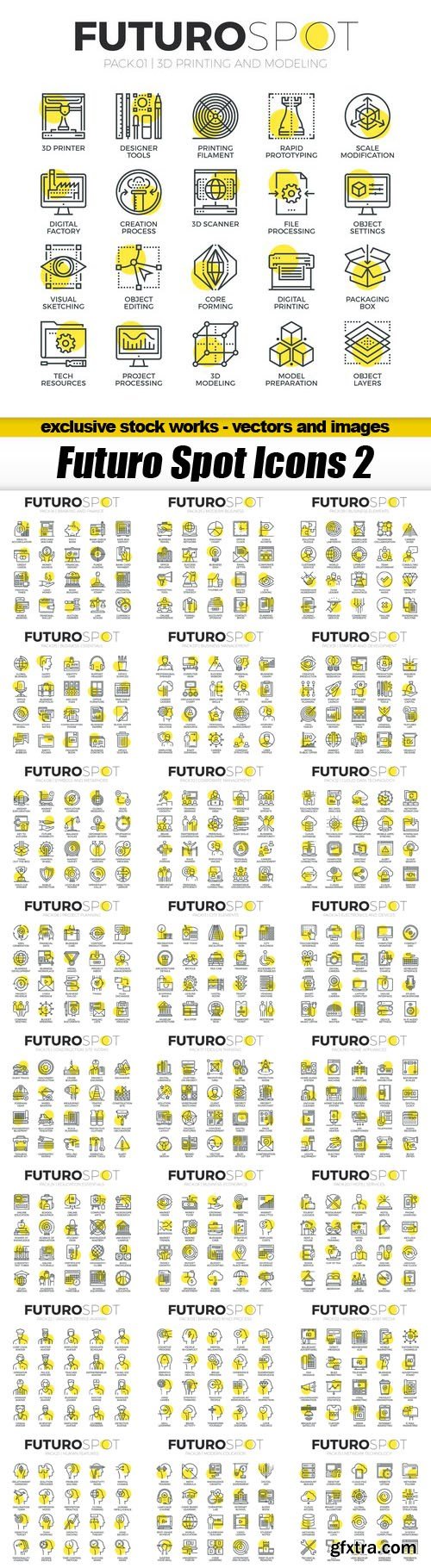 Futuro Spot Icons 2 - 25xEPS