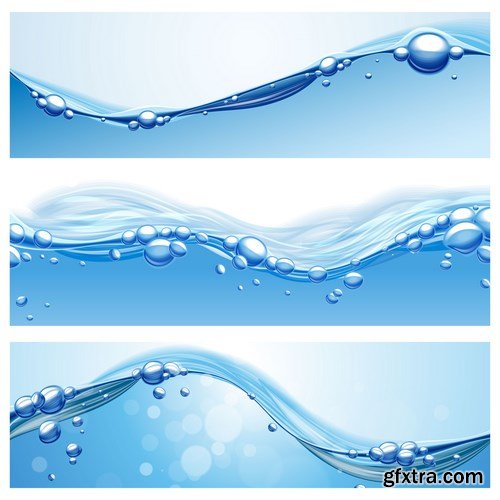 Water and Splashes - 26xEPS