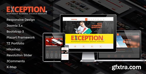 ThemeForest - EXCEPTION v1.6 - Responsive Business Joomla Template - 9717119