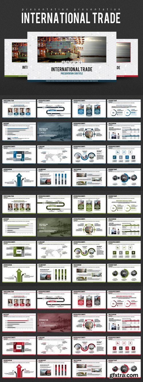 CM - International Trade PowerPoint Templates 332877