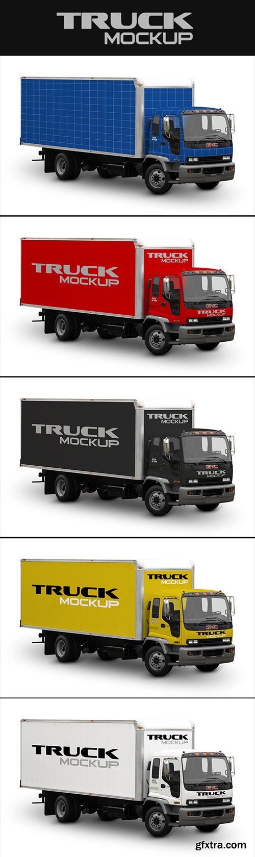 Truck Mockup Psd