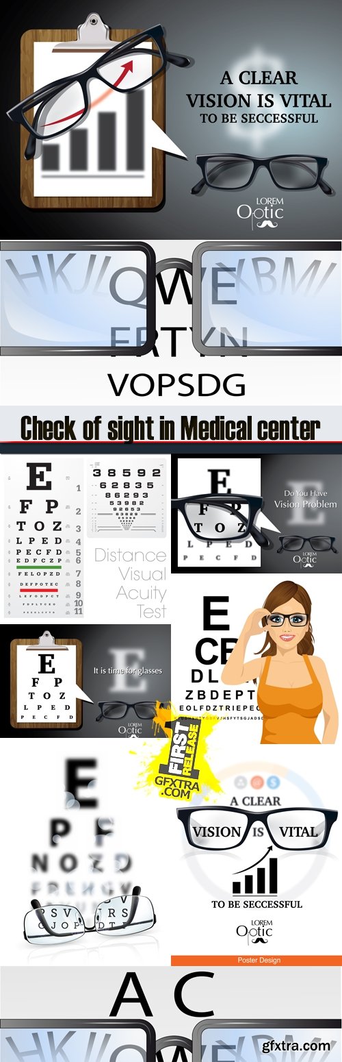 Check of sight in Medical center