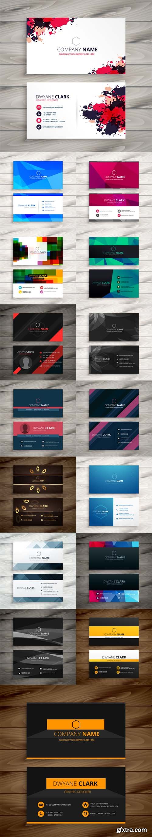 Vector Set - Сoporate Business Card Design