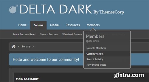 ThemesCorp - Delta Dark v1.5.7.0 - XenForo Style