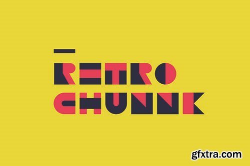 CM Retro Chunnk Vector Font 356033