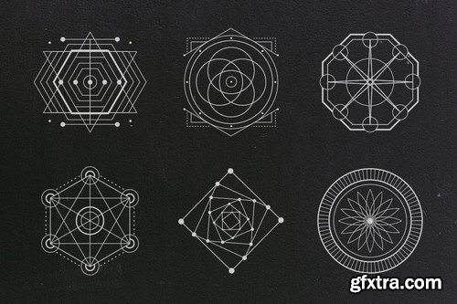 CM - 24 Sacred Geometry Vectors - 316836