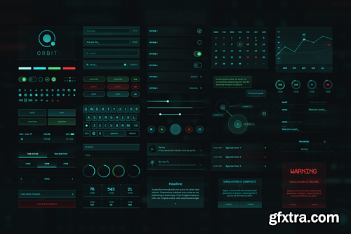 CM - Orbit SciFi UI Kit - 163951