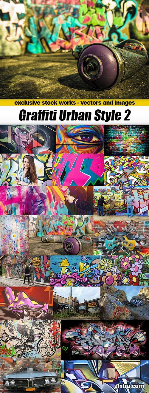 Graffiti Urban Style 2 - 25xUHQ JPEG