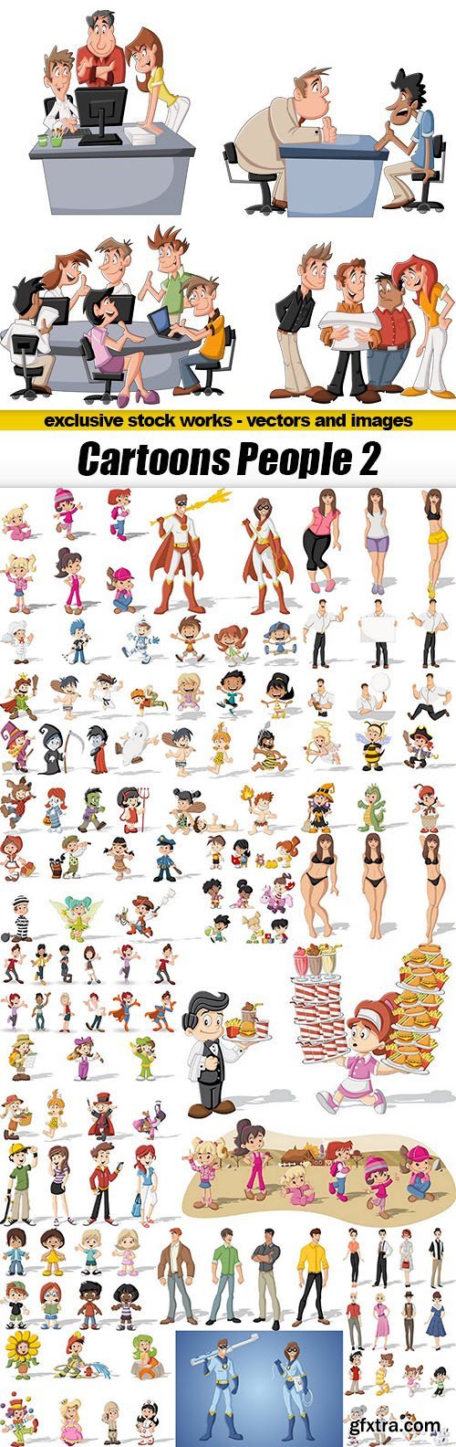 Cartoons People 2 - 26xEPS