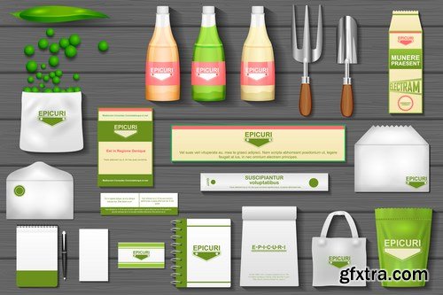 Identity Branding Mockup for Business 2 - 14xEPS