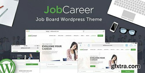 ThemeForest - JobCareer v1.4 - Job Board Responsive WordPress Theme - 14221636