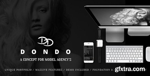 ThemeForest - DONDO v1.7.4 - Model & Agency Portfolio WP Theme - 12514606