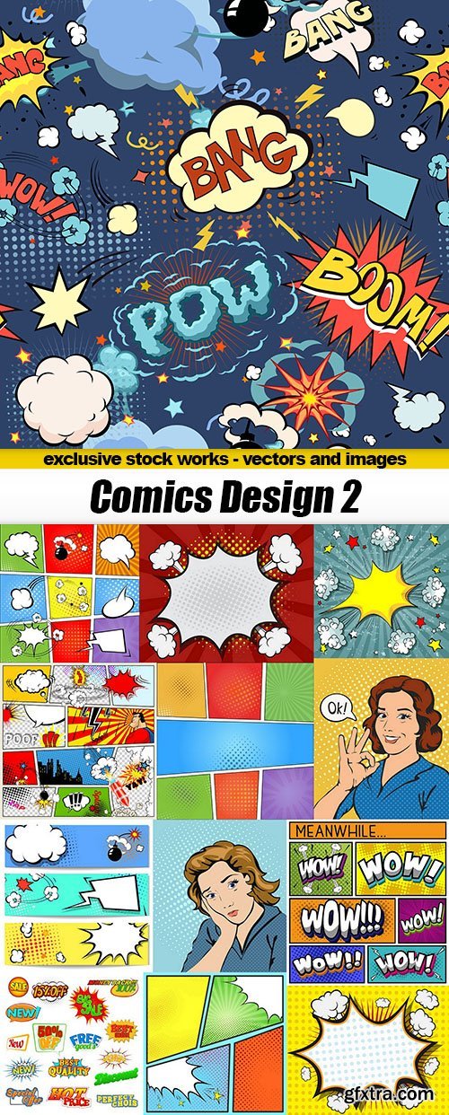 Comics Design 2 - 25xEPS