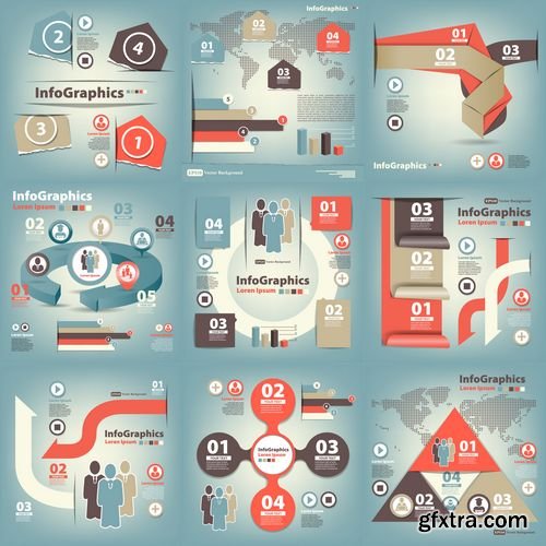 Infographics Business design collection 97