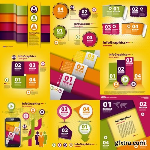 Infographics Business design collection 97