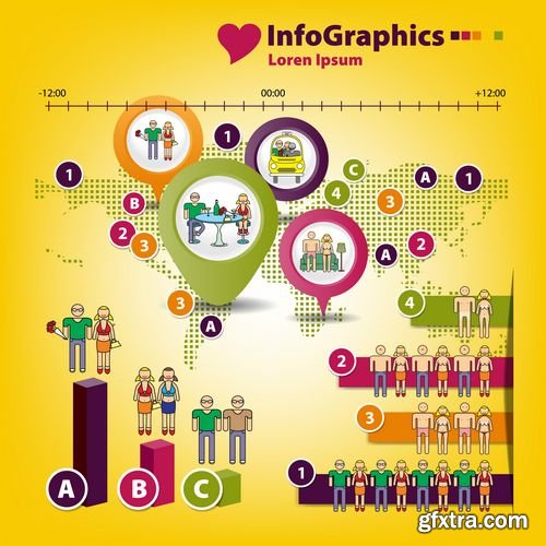 Infographics Business design collection 97