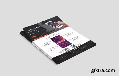 CreativeMarket Mobile App Promotional Flyer 683505