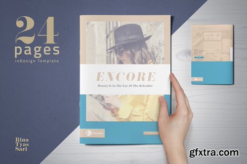 CreativeMarket Encore Brochure 706237