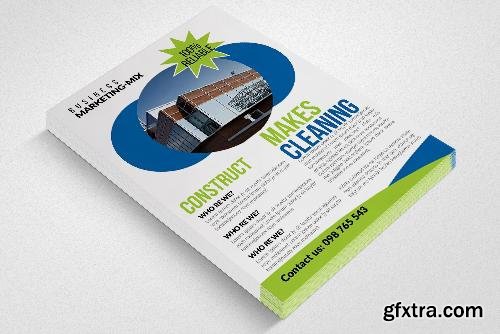 CreativeMarket Civil Engineer & Construction Flyer 684012